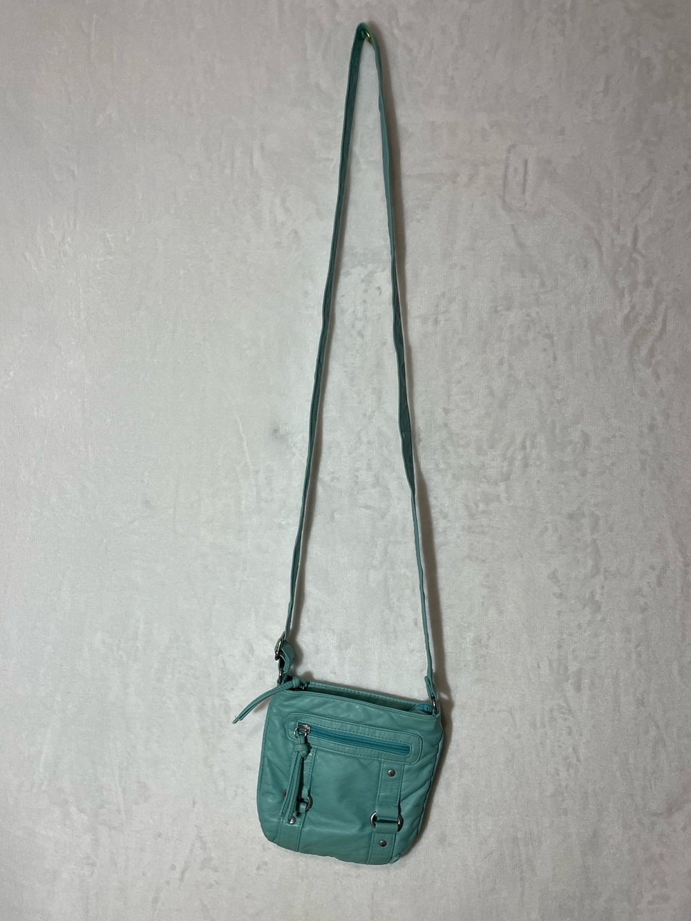 Mudd Teal Mini Crossbody Bag Y2K